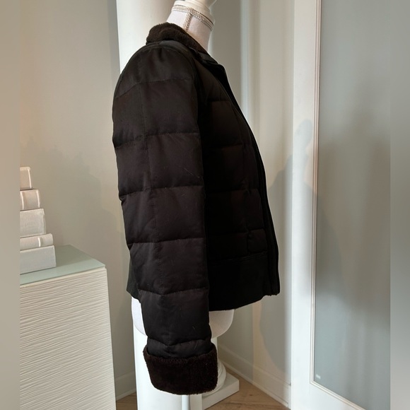 Moncler Black Quilted Puffer Jacket - Size 1 - Picture 4 of 14